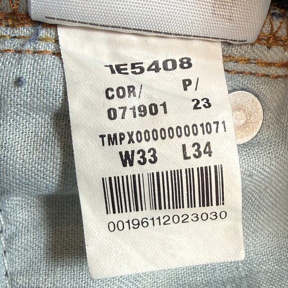 Vtg Y2K Abercrombie & Fitch Skinny Jean Size 33x34 Preppy Casual Actual 33x32.5 - Picture 12 of 16